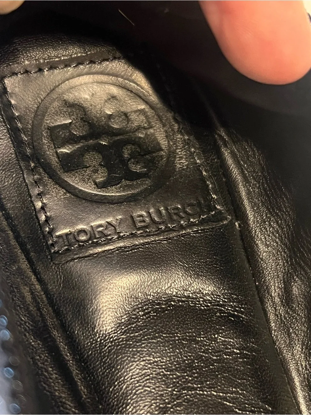 Tory Burch Black Patent Leather Ballet Flats size 8